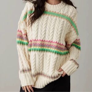 American Eagle Outfitters Colorful Striped Sweater